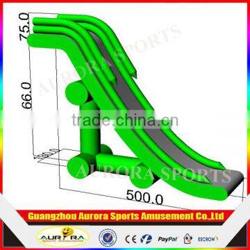 Customized Long Inflatable Water Slide for Yacht, Air Sealed Inflatalble Floating Slide