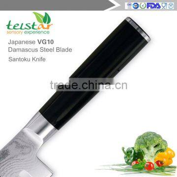 Santoku Knife 7 Inch - Professional Japanese & Damascus Chef Knife Razor Sharp VG10 Stainless Steel Blade photo-3