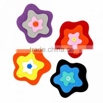 2017 Beautiful Flower Mixed Colors Custom Brooch Pins for Women