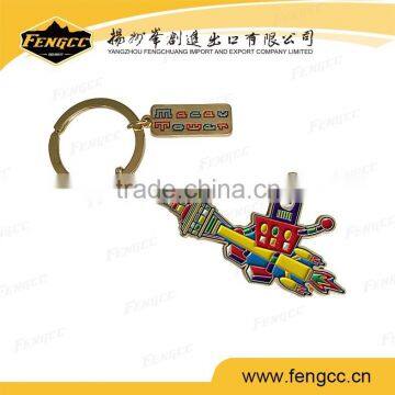 Wholesale OEM cartoon metal key chain / Zinc Alloy keychain