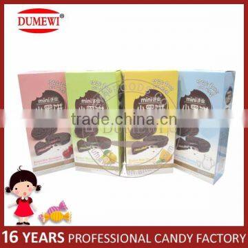 160g Mini Black Center Filled Sandwich Biscuits photo-2