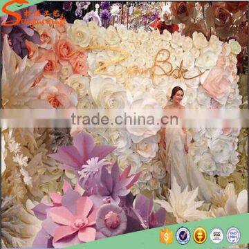 Artificial Flower for Wall Decor Paper Artificial Flower Wall Wedding Backdrop photo-4