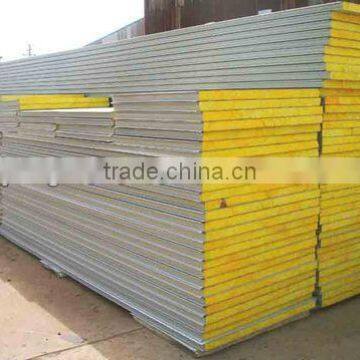 fiberglass wool / glass wool board fireproof insulation , board building materials