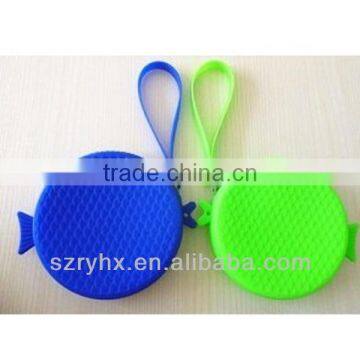 Silicone Fish Zipper Coin Purse