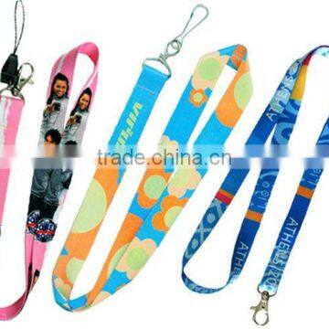 Satin Finishing Sublimation Printing Polyester Lanyard