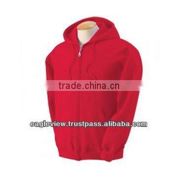 RED Wholesales Full Zip Hoodies cotton/poly fleece 2014