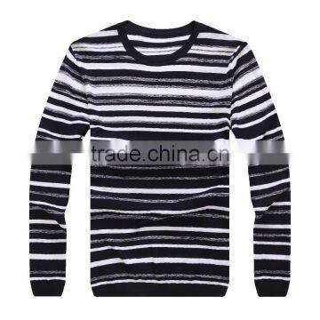 Raidy Boer Men's O Neck Fashion Stripe Cotton Knitwear/sweater photo-4
