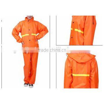 3m Reflective Raincoat, Security Pvc High Visibility Waterproof Police Raincoat photo-3