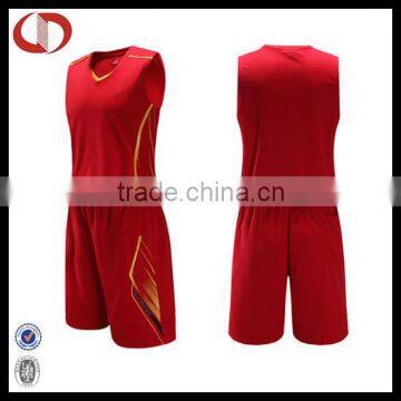 Red basketball jersey design red color