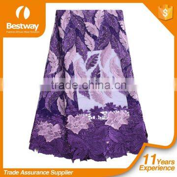 Bestway Hot Selling Beaded Bridal Lace Trimmings For Dress With Pearls FL0192 photo-6