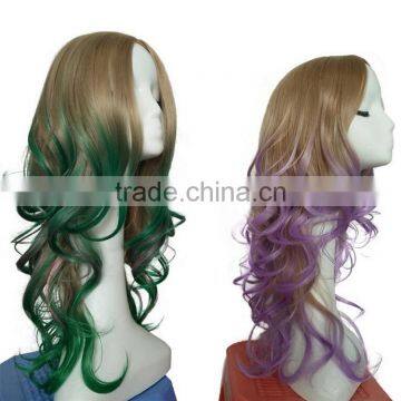 High Quality Halloween Wig Wavy Blonde Synthetic Full Lace Wigs For Sale Long Hair Sex Woman Wig photo-4