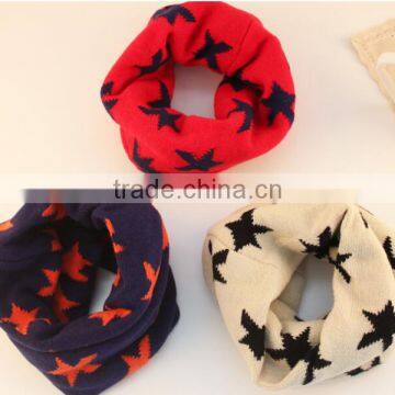 wholesale american navy blue stars kids fashion scarf cheap kids scarf