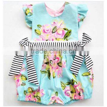 Factory OEM Service Baby Clothes Toddler Clothing Floral Lace Tulle Rompers photo-2