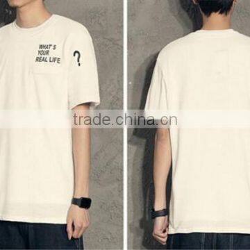 Bulk wholesale custom t shirt printed organic t-shirts