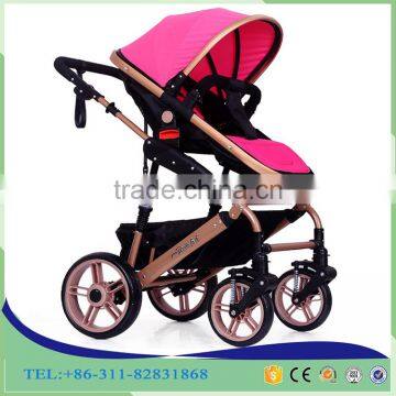 High Landscape Luxury Buggies Wholesale Baby Carriage Stroller Folding Baby Stroller 3-in-1 photo-6