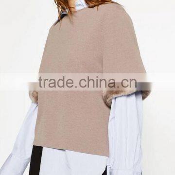 Runwaylover EY2379B New Style 2017 Ladies Elegant Pure Color Pullover Hoodie photo-4