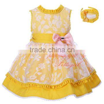 Lovely in Lemon girl child dress temple clothing