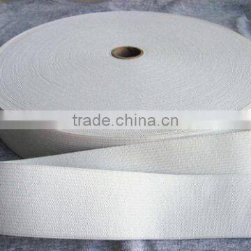 Roll Braided Elastic Rubber band White Black Knitted Elastic