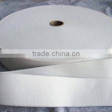 Roll Braided Elastic Rubber Band White Black Knitted Elastic