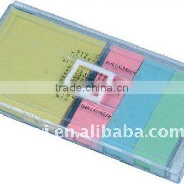 plastic sticky notebook