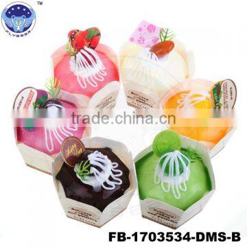 2017 Promotional Souvenir Gifts Square Fake Cake paper cup cake simulated food