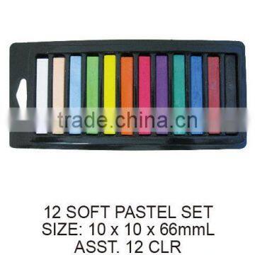 12PC COLOR SOFT PASTEL SET / CHALK