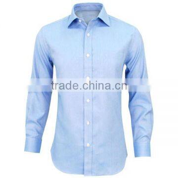 Custom Solid Color Slim Fit Dress Man Shirt 100% Cotton 40*40 133*72 photo-5