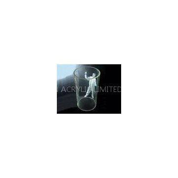 Custom Colored clear Cast Acrylic Tube , sandblast plexiglass acrylic tubing