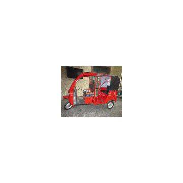 Windshield Glass Electric Passenger Tricycle Rickshaw Taxi 40-50km/H