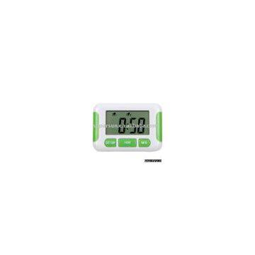 5 alarms with countdown timer and clock