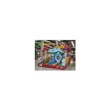 Backyard Aladdin Castle Inflatable Bouncy Slide , Inflatable Castle Slide