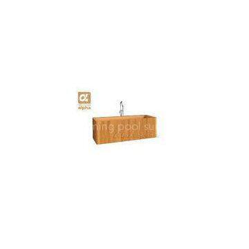 Affordable And Luxurious Wooden Bathtub Freestanding , Red Cedar sauna equipment
