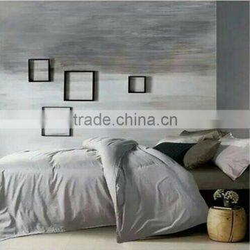China Supplier 100%cotton 300TC Super Soft Solid Color Duvet Cover Set