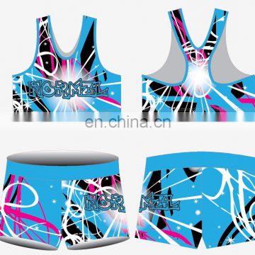 high quality Normzl customized logo girls practice crop top sublimation printing cheer tanks wholesale