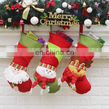 Chrismas Decoration Santa Claus Snowman Elk Christmas Stocking