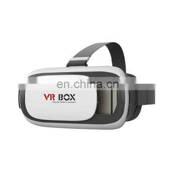 Wholesale Hot 2nd 3D VR Box Virtual Reality Cardboard Glasses Gamepad for Android Samsung IOS
