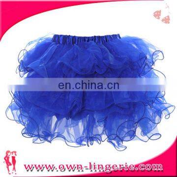 Latest Skirt Design Pictures Adult Clothes Girl Mini Skirt Fashion Organza Skirt photo-6