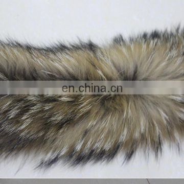 High Quality Raccoon Fur Collar/Real Fur Collar For Coats