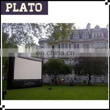 36' inflatable projective giant movie screen garden open air screen for party