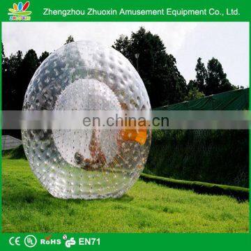 2014 New design exciting mini zorb ball /colorful inflatable zorb ball /funny zorbing ball