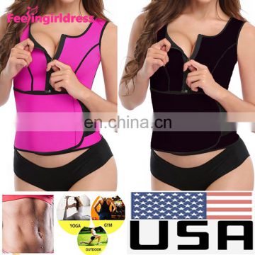 Women Weight Loss Shorts Neoprene Sauna Sweat Vest Body Shaper