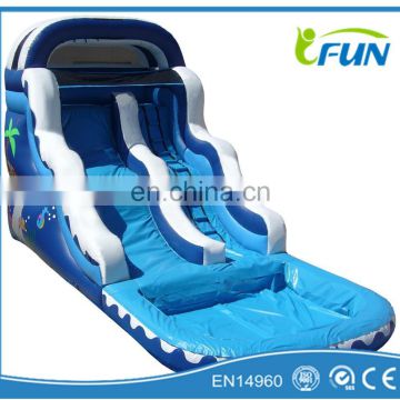 inflatable water slide with pool inflatable small pool water slide