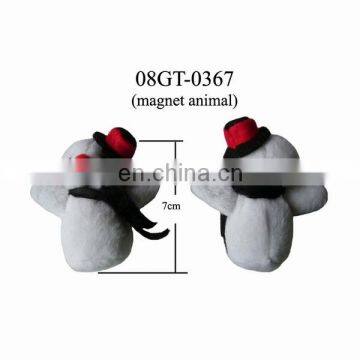 Cute Plush Fridge Magnet Snow Man