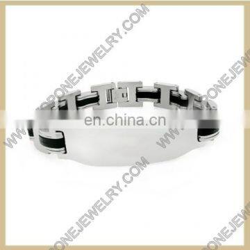 wholesale latest unique design bracelet stainless steel jewelry engravable bracelet