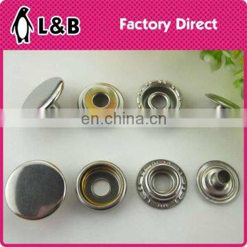 15mm Iron / Brass / Stainless Classic Metal Snap Button Clothes Snap Buttons photo-5