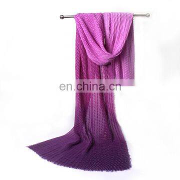 Fancy custom made viscose scarf women hijab muslim pashmina scarf