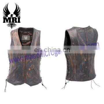 Women Leather Vest