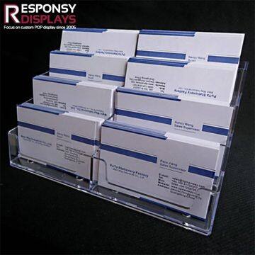 Commercial Use Acrylic Countertop Business Card Display Holder photo-2