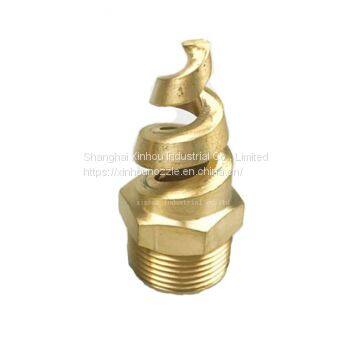 Brass sprinkler cooling tower scrubber spiral nozzle