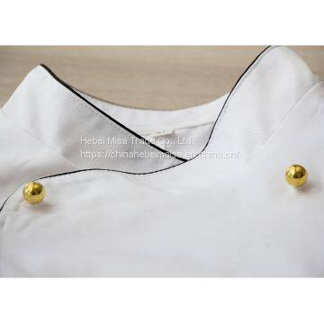 Plastic Golden and Sliver Buttons Restaurant Uniforms Chef Jacket Uniform Suit Buttons photo-3